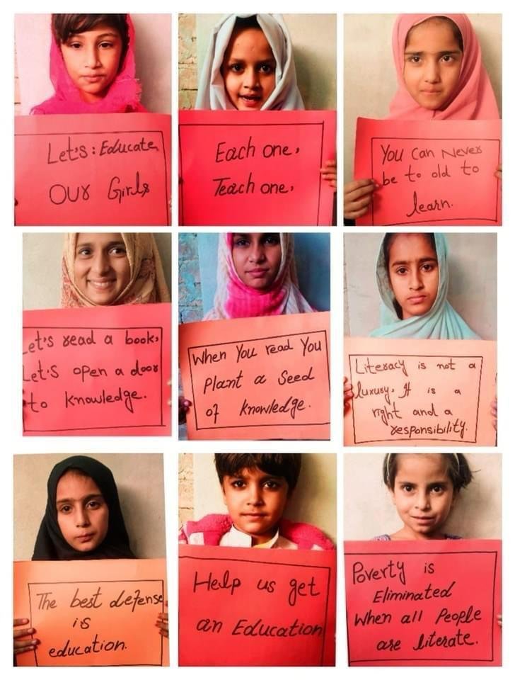 Students advocating for education